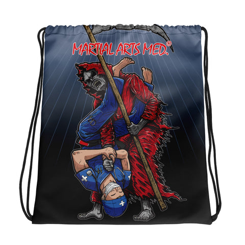 Armbar Grim Drawstring Bag