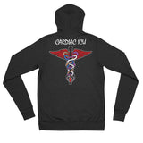 Cardiac ICU Unisex zip hoodie