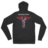 Respiratory Therapy Unisex zip hoodie