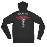 Trauma Unit Unisex zip hoodie