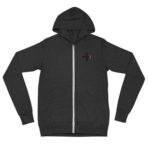 Trauma Unit Unisex zip hoodie